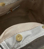 Suede box slouch bag