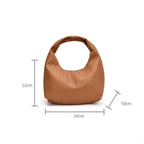 Snake skin leather hobo bag