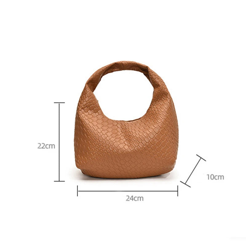 Snake skin leather hobo bag