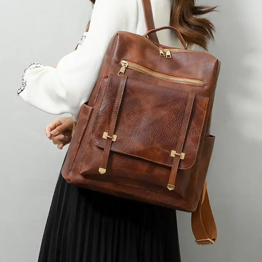 Vintage leather satchel