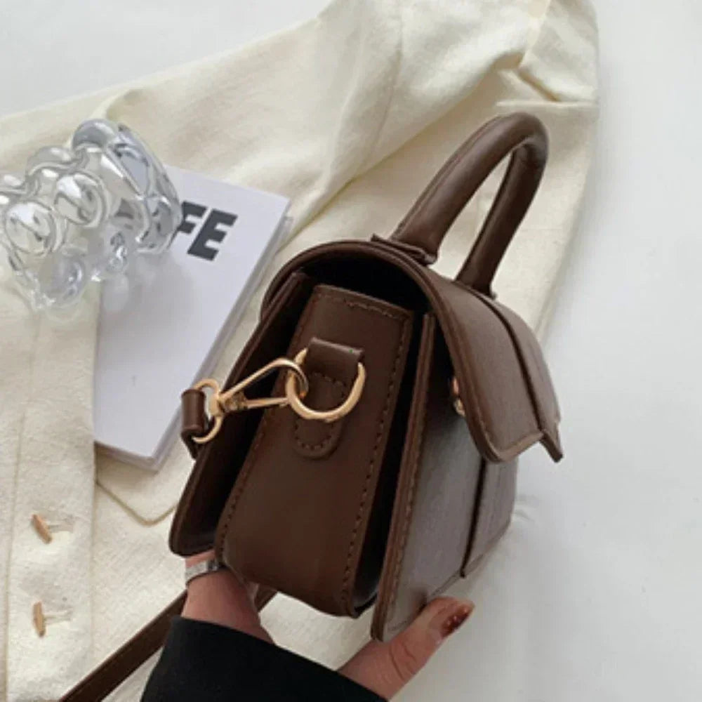 Compact leather sling bag for daily essentials