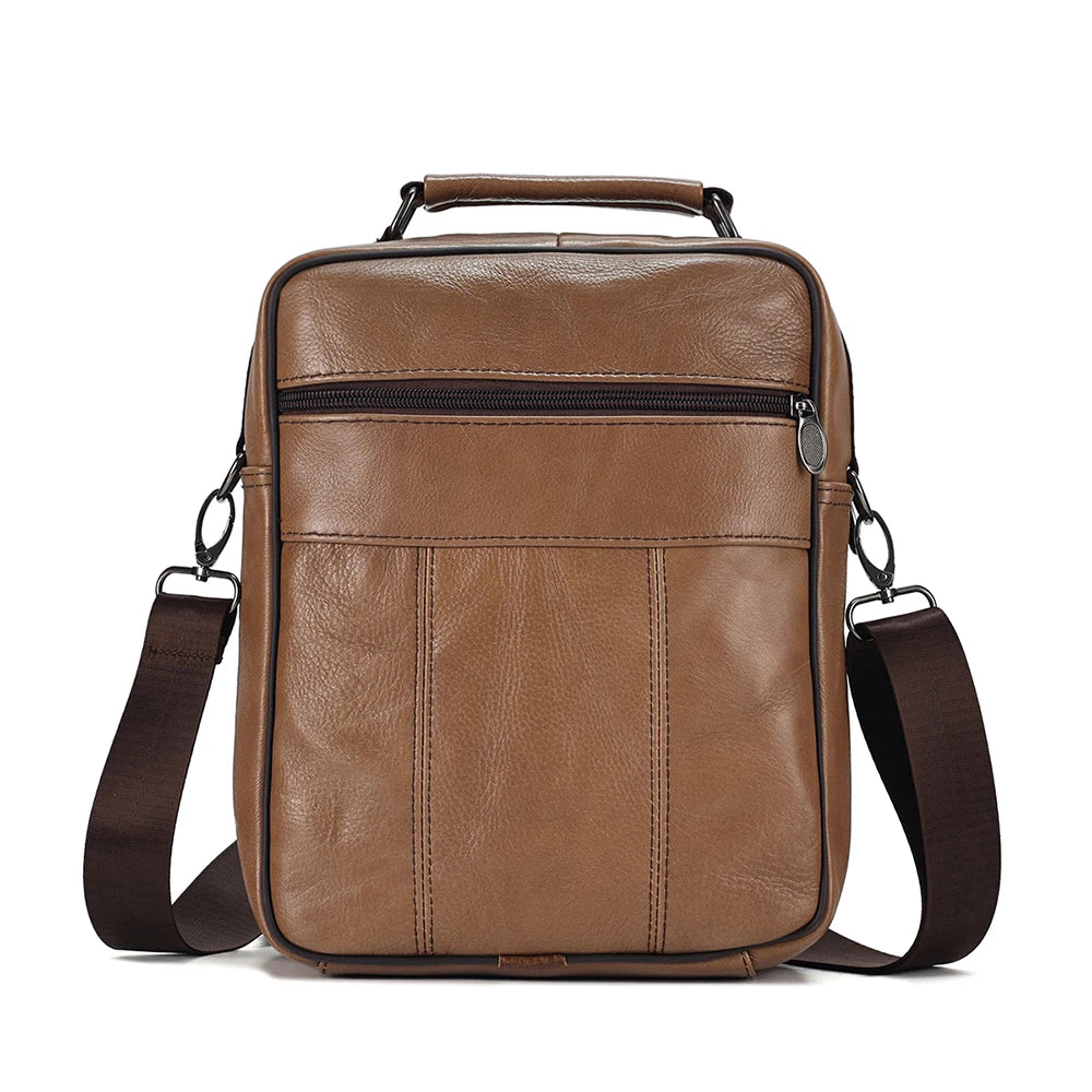 Premium leather sling crossbody bag
