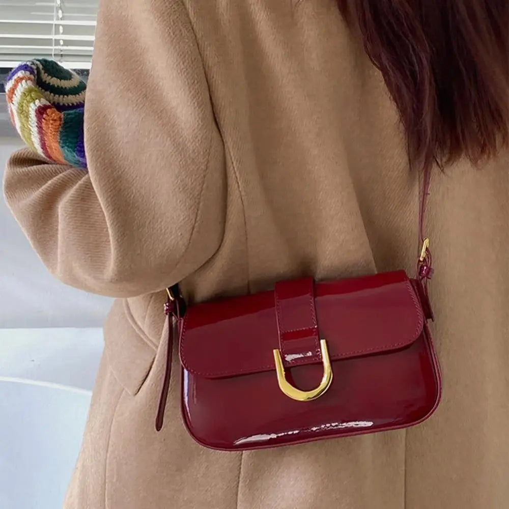 Leather sling purse