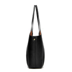 Elegant soft leather tote bag