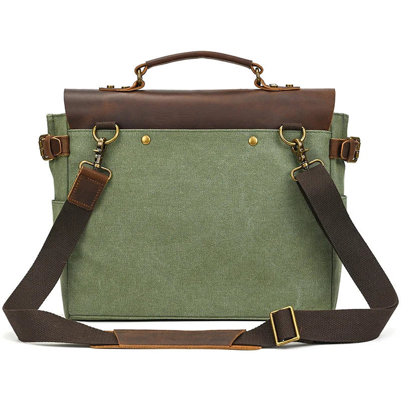Leather office satchel