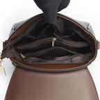 Versatile leather crossbody bag