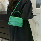 Elegant small leather crossbody bag