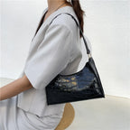 Small leather sling pouch