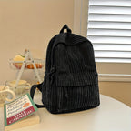 Versatile corduroy backpack