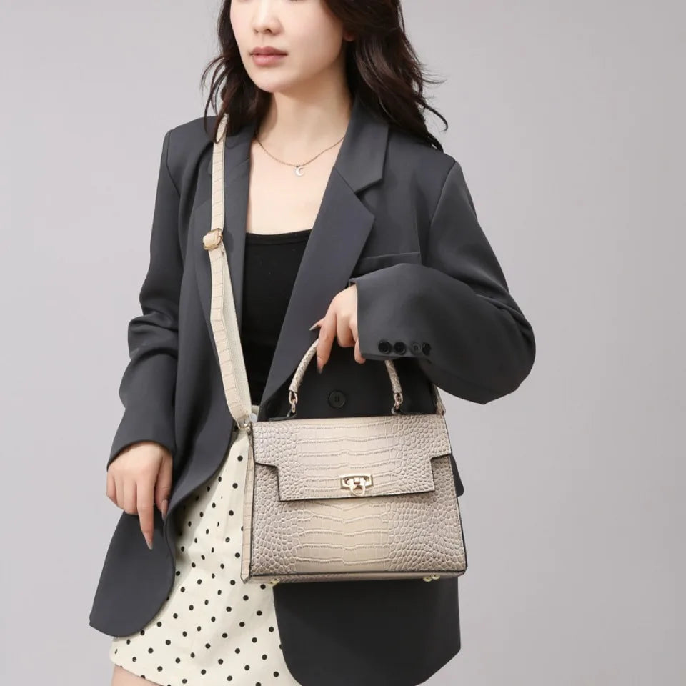 Leather handbag