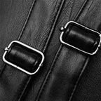 Elegant women’s leather backpack