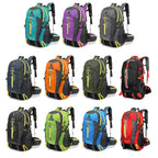 Turquoise hiking backpack