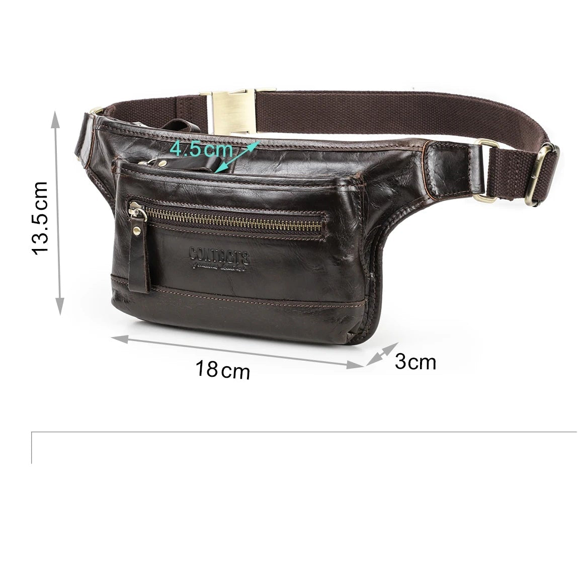 Weekender leather waist bag