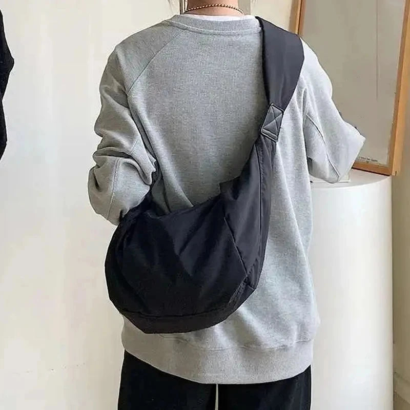 Casual nylon hobo bag