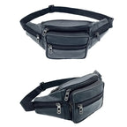 Large leather fanny pack