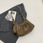 Vintage leather hobo bag
