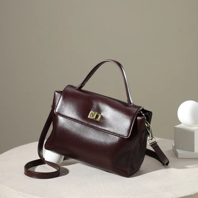 Chic leather crossbody bag for women