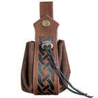 Medieval leather coin pouch