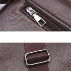 Versatile leather crossbody bag
