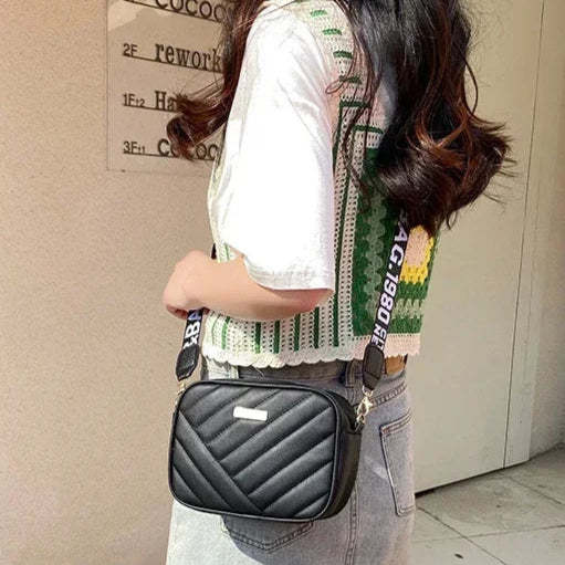Small leather crossbody sling bag