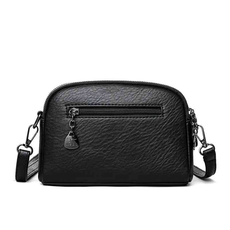 Everyday leather crossbody bag