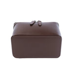 Travel leather vanity bag