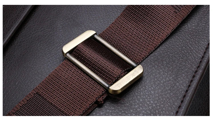 Classic leather crossbody bag