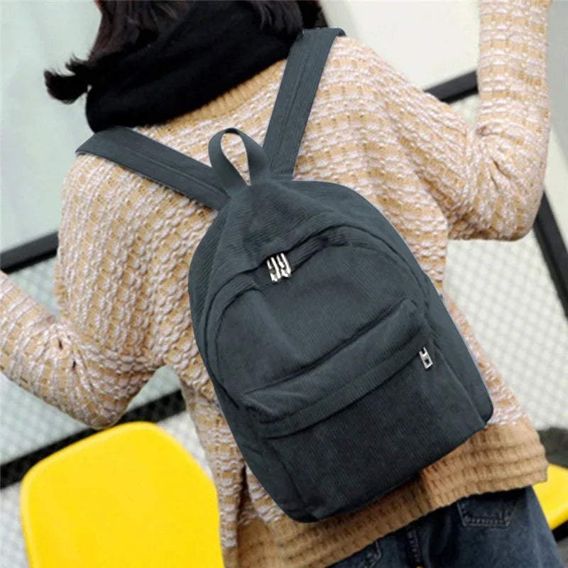 Everyday corduroy backpack