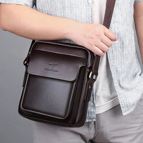 Classic leather crossbody bag