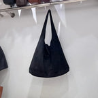 Elegant suede slouch bag