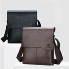 Versatile leather crossbody bag
