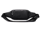 Travel-ready leather bum bag