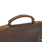 Leather office satchel