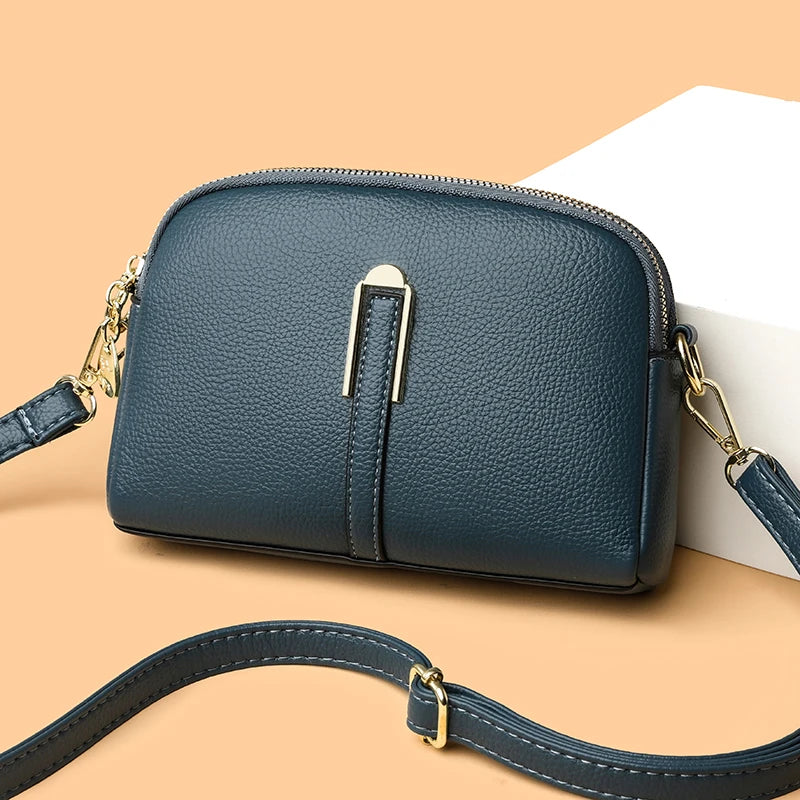 Everyday leather crossbody bag