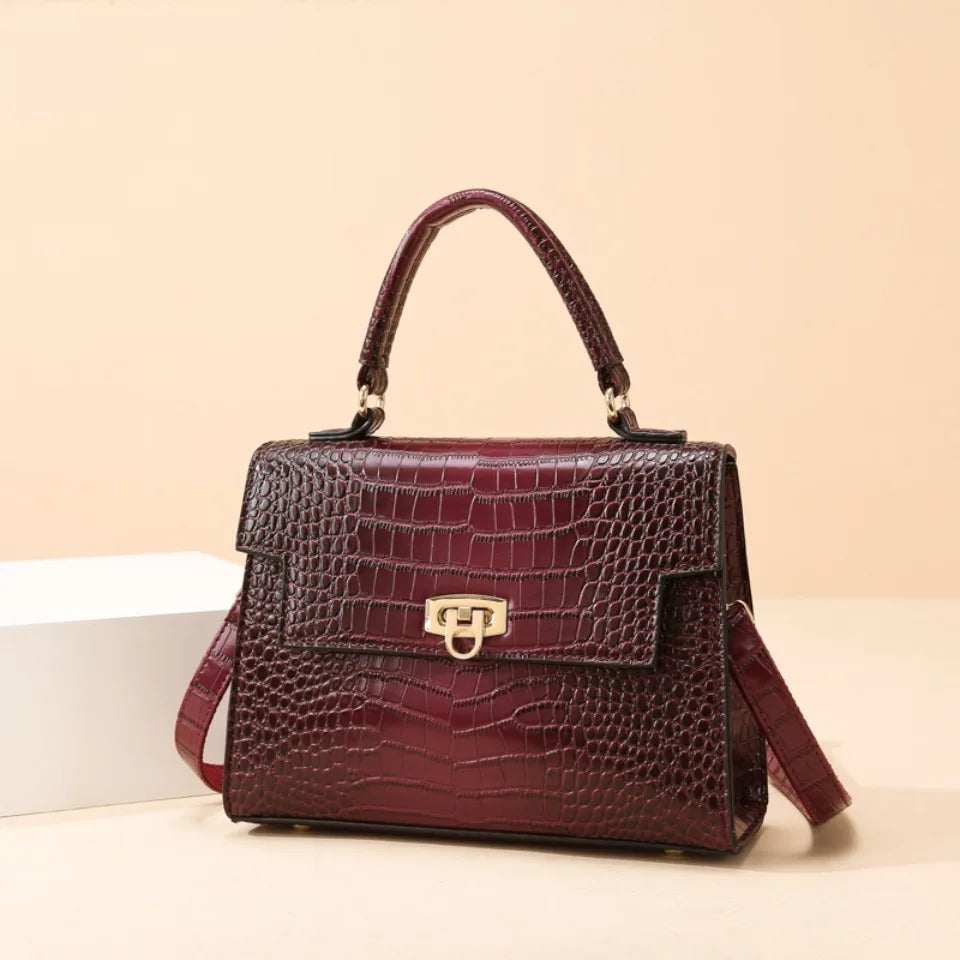 Leather handbag