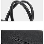 Minimalist leather briefcase for work