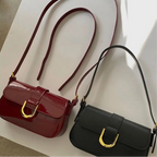 Leather sling purse