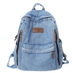 Denim fashion backpack