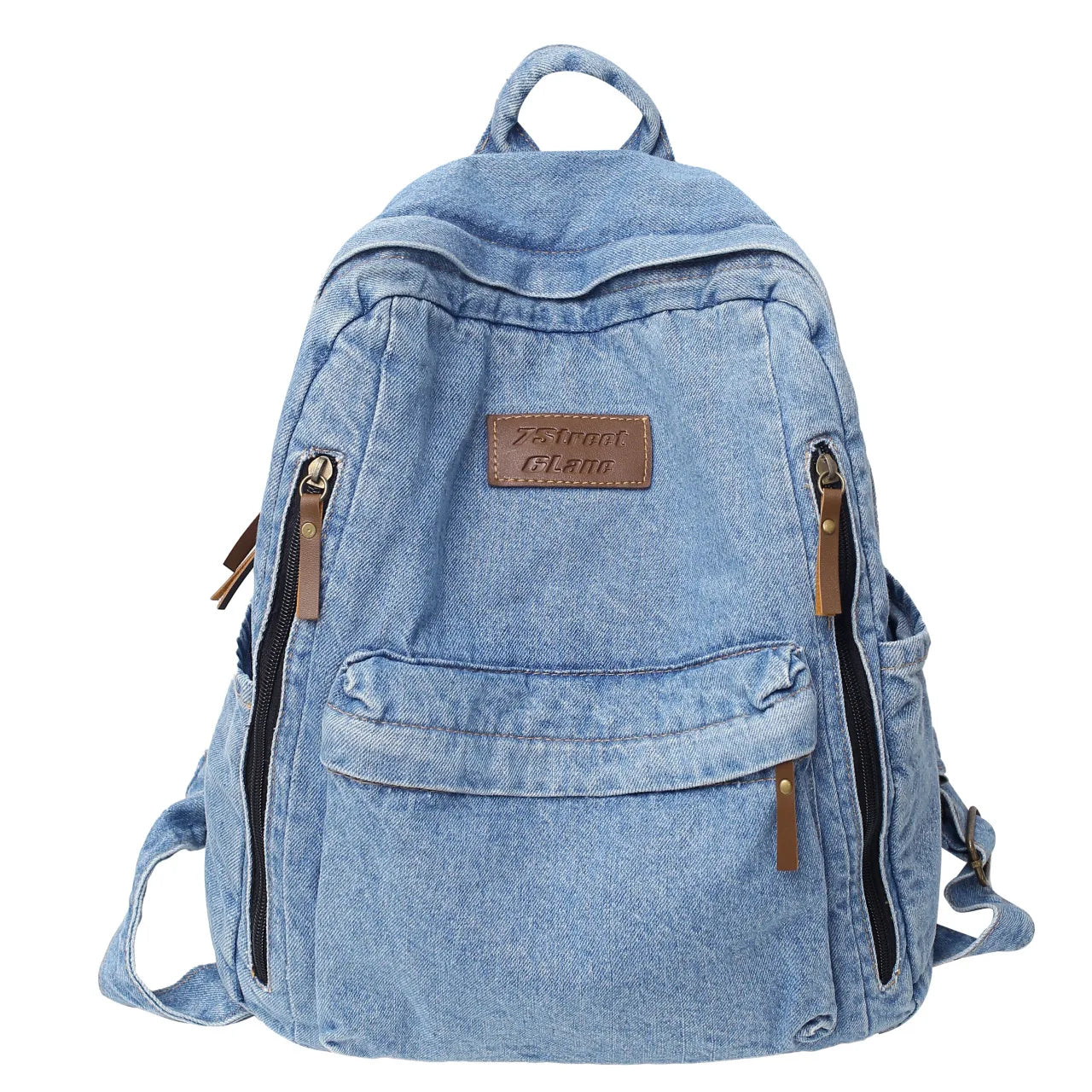 Denim fashion backpack