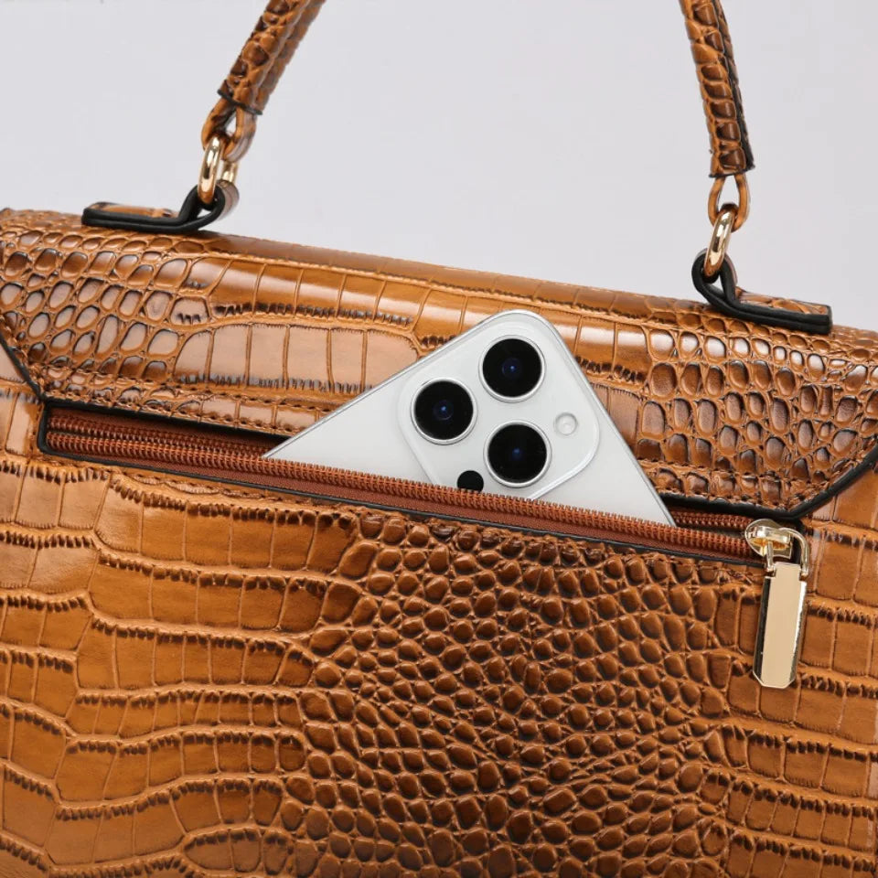 Leather handbag