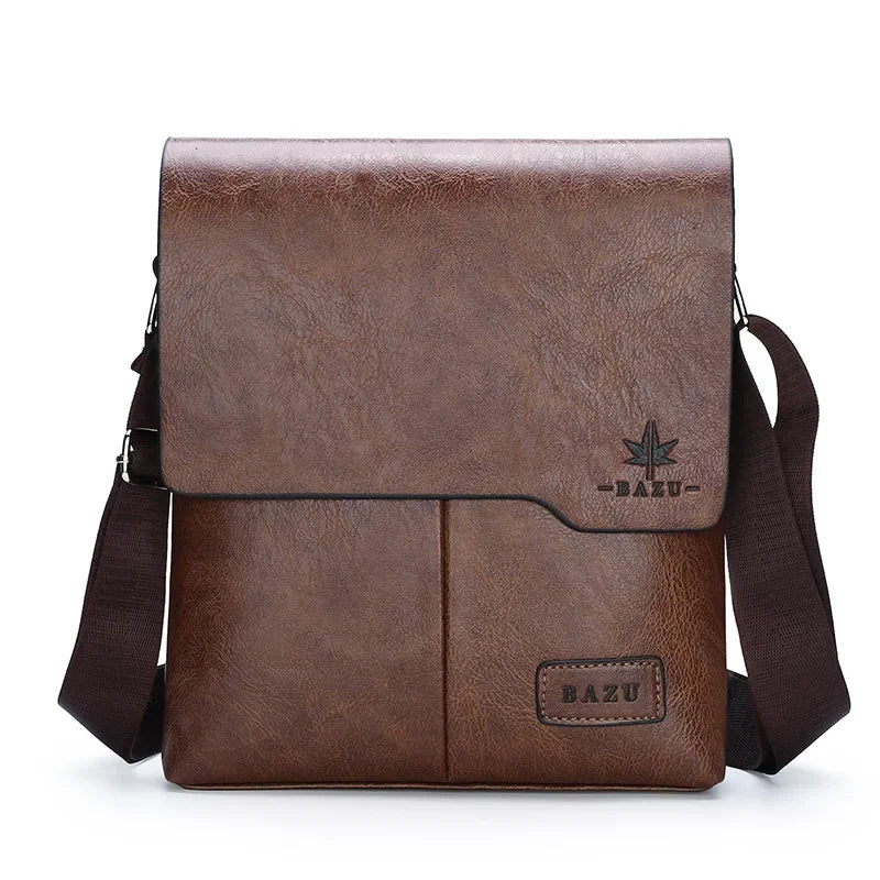 Versatile leather crossbody bag