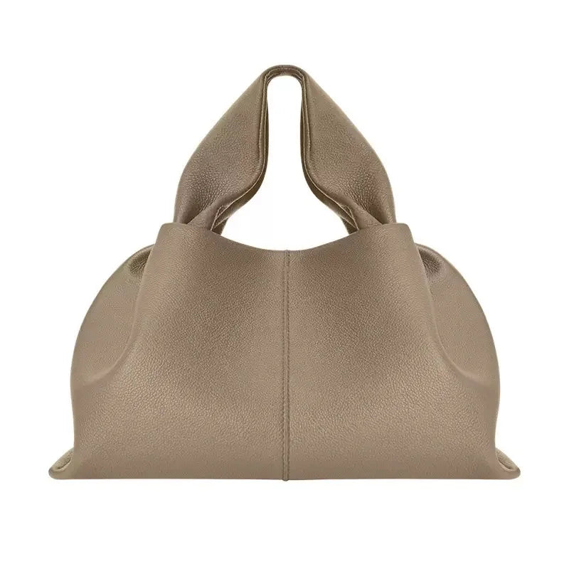 French-inspired leather handbag