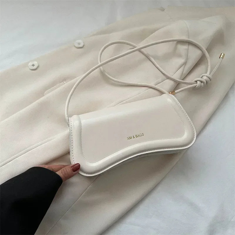 Leather sling bag for women
