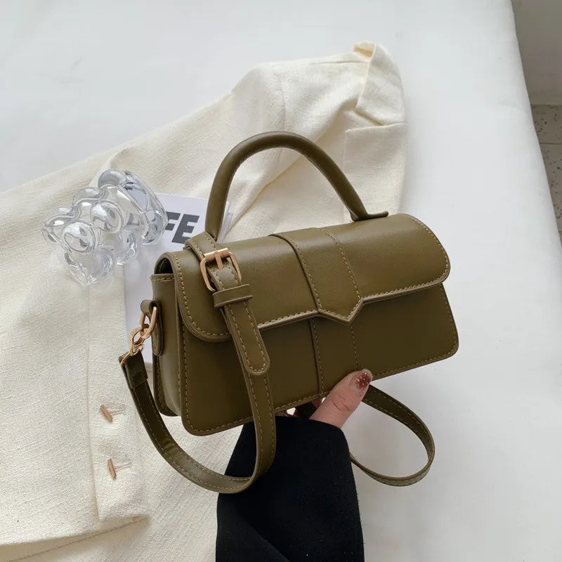 Compact leather sling bag for daily essentials