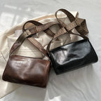 Sleek leather handbag