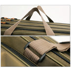 4-compartment fishing rod carrying bag