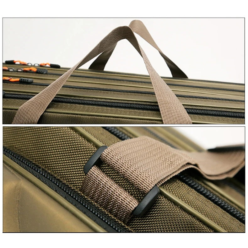 2-compartment fishing rod carrying bag