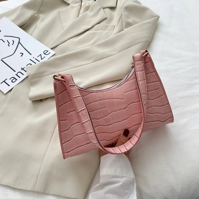 Small leather sling pouch