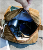 Classic corduroy crossbody bag