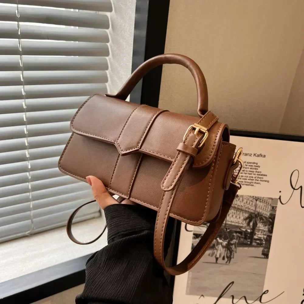 Compact leather sling bag for daily essentials